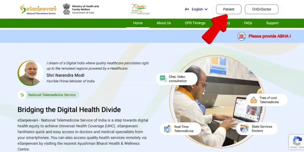 Click on Patient Registration
